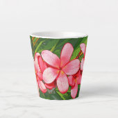 Tasse Latte plumérie (Devant)