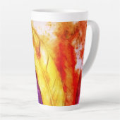 Tasse Latte Plumes brillantes  (Angle droit)
