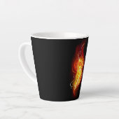 Tasse Latte Plumes de paquetage de feu (Angle gauche)