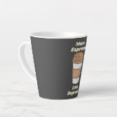 Tasse Latte Plus d'Espresso Moins de Dépression (Angle gauche)