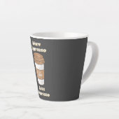 Tasse Latte Plus d'Espresso Moins de Dépression (Angle droit)