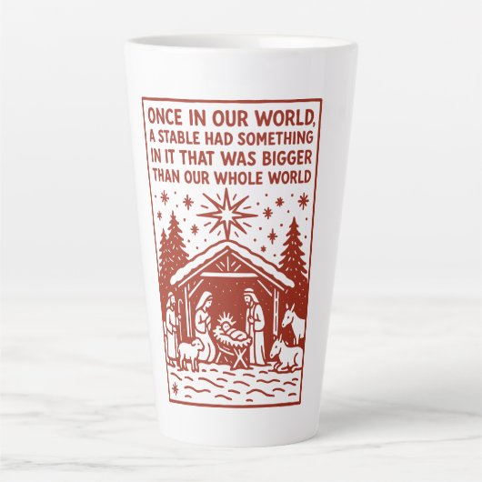 Tasse Latte Plus grand que notre monde entier 1 (Devant)