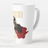 Tasse Latte Podcast sur le crime réel Junkie (Angle droit)