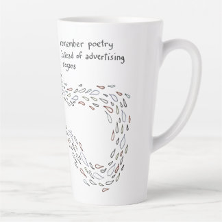 Tasse Latte Poésie poisson chat