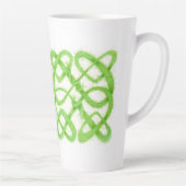 TASSE LATTE POIGNÉE VERTE POIGNÉE TÊTE TÊTE TÊTE (Droite)