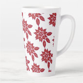 Tasse Latte Poinsététie (rouge) (Droite)