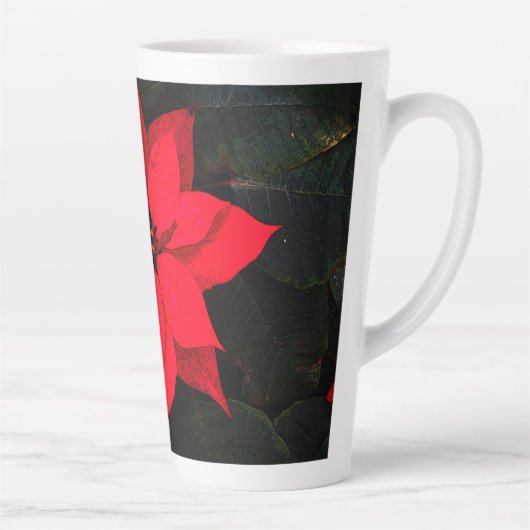 Tasse Latte Poinsettia 6078 (Droite)
