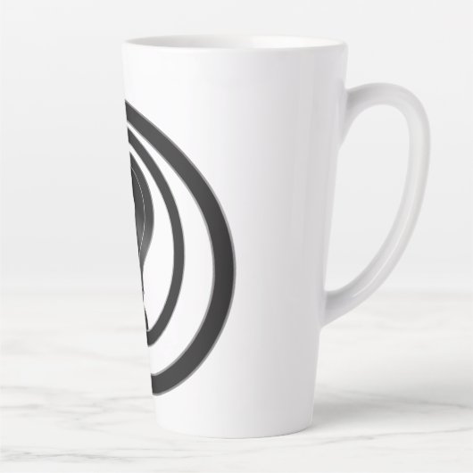 Tasse Latte Point d'interrogation simple (Droite)