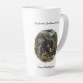 Tasse Latte Pointeurs allemands à poils courts (Angle droit)