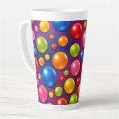 Tasse Latte points groovy (Angle gauche)