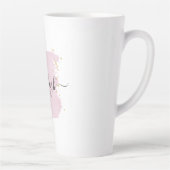 Tasse Latte Points Or Broussailleux Brush Stroke (Droite)