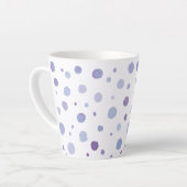 Tasse Latte points peints à la main (Angle gauche)