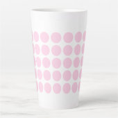 Tasse Latte Pois Latte Mug-Pink (Devant)