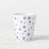 Tasse Latte pois peints à la main (Devant)