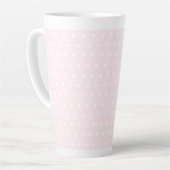 Tasse Latte Pois rose (Angle gauche)