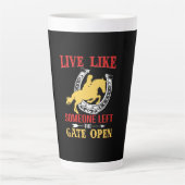 Tasse Latte Poison d'Equestrian | Like Someone Left (Devant)