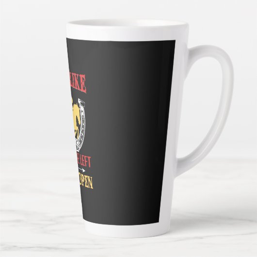 Tasse Latte Poison d'Equestrian | Like Someone Left (Droite)