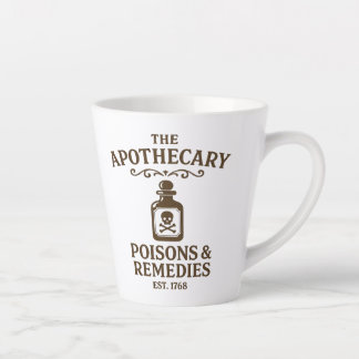 Tasse Latte Poisons & Remèdes – Style Apothicaire