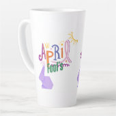 Tasse Latte Poisson d'avril (Angle gauche)