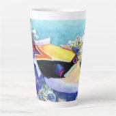 Tasse Latte Poisson Humuhumunukunukuapuaa (Devant)