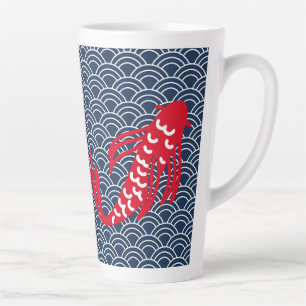 Tasse Latte Poisson rouge Koi