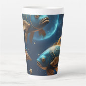 Tasse Latte Poissons (Devant)