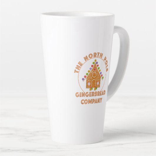 Tasse Latte Pôle Nord Gingerbread Co Gingerbread Tester (Angle droit)