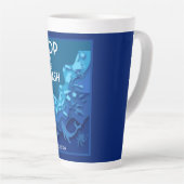 Tasse Latte Pollution de la mer (Angle droit)