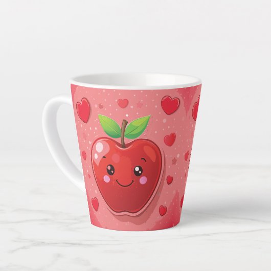 Tasse Latte Pomme rouge (Angle gauche)