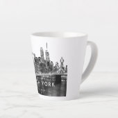 Tasse Latte Pont Brooklyn (Angle droit)