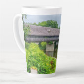 Tasse Latte Pont couvert Frankenmuths (Angle gauche)