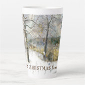 Tasse Latte Pont d'hiver (Devant)