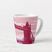 Tasse Latte Pont Tower (Angle droit)