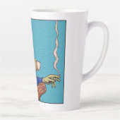 Tasse Latte Pop Art Frankenstein Monster Drinking Tea Halftone (Droite)