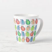 Tasse Latte Pop Art Guinea Pig Motif (Angle droit)
