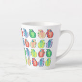 Tasse Latte Pop Art Guinea Pig Motif (Droite)