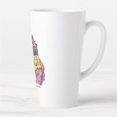 Tasse Latte Pop Art Retro Personnalisé (6) (Droite)