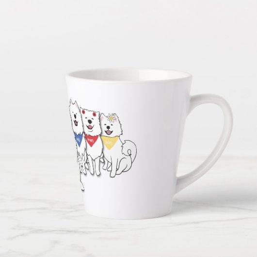 Tasse Latte Poppet et le gang (Droite)