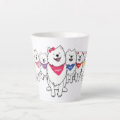 Tasse Latte Poppet et le gang (Devant)