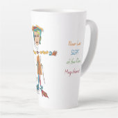 Tasse Latte 'Poppi' - Ne jamais perdre la vue (Angle droit)