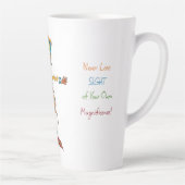 Tasse Latte 'Poppi' - Ne jamais perdre la vue (Droite)