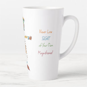 Tasse Latte 'Poppi' - Ne jamais perdre la vue