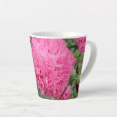Tasse Latte Poppies Pom Pom Rose (Angle droit)