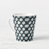 Tasse Latte Porcelain White Rose (Angle gauche)