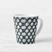Tasse Latte Porcelain White Rose (Angle droit)