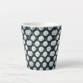 Tasse Latte Porcelain White Rose (Devant)