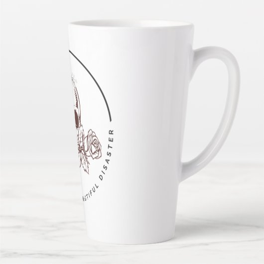 Tasse Latte Porte - clé acrylique (Droite)