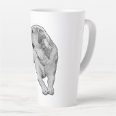 Tasse Latte Portes douces, Regard Loyal (Angle droit)