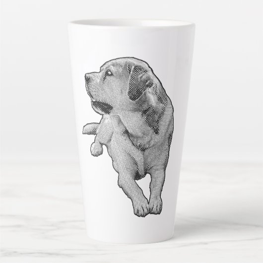 Tasse Latte Portes douces, Regard Loyal (Devant)