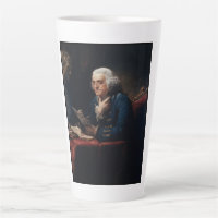 Portrait de pouce, Benjamin Franklin Père fondateu